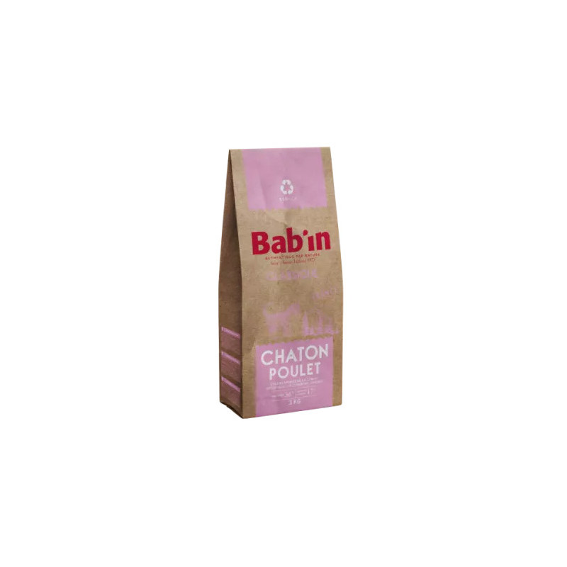 Croquettes chaton BAB'IN CLASSIQUE poulet 3kg