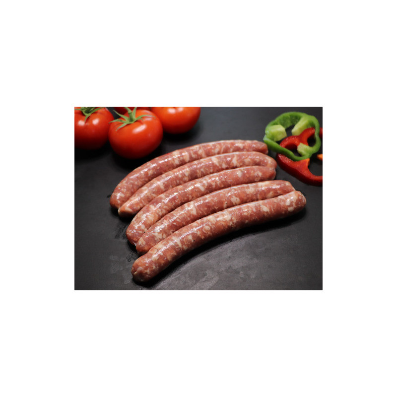 7 Chipolatas pur porc , 500g