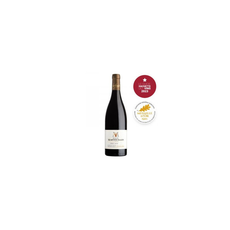 Pinot noir Domaine Martinolles 2022, 75cl