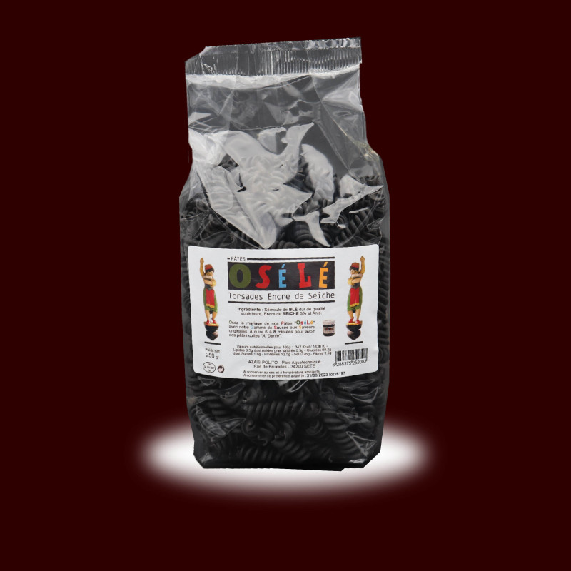 Torsades à l'encre de seiche, 250g