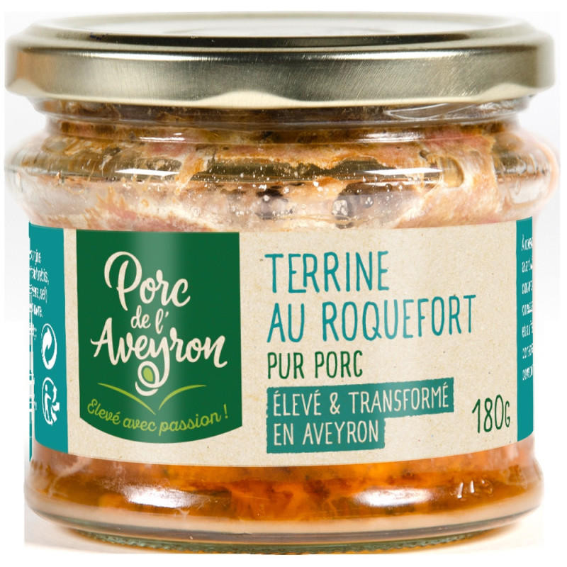 Terrine de campagne au Roquefort, 180g