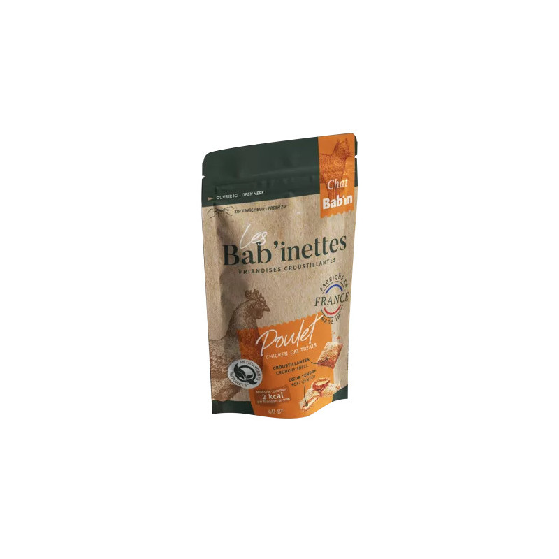 Friandises chat Bab'inettes Poulet 60g