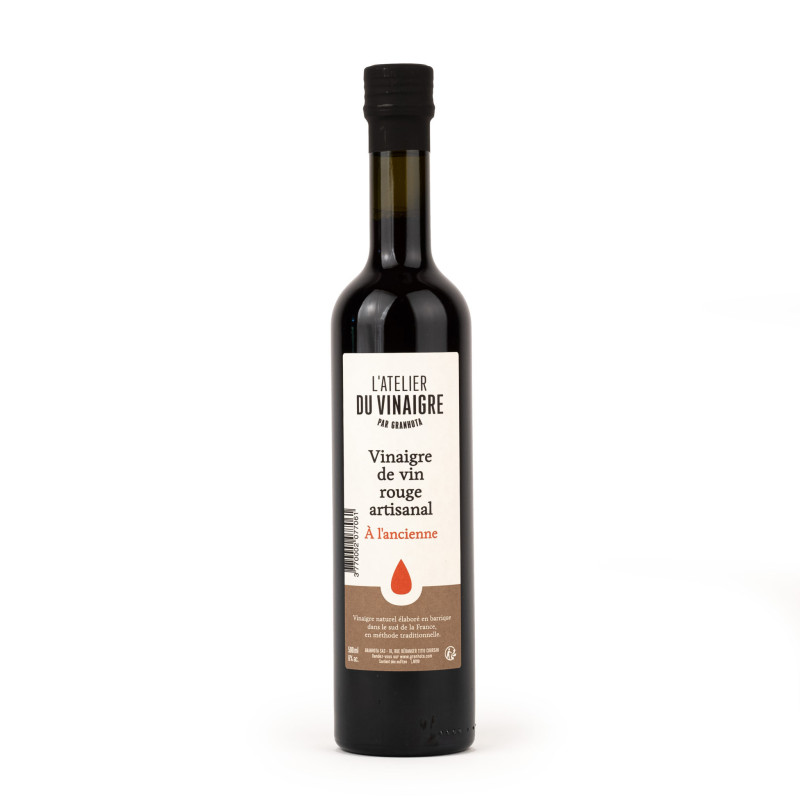 Vinaigre de vin rouge artisanal Véritable 500ml