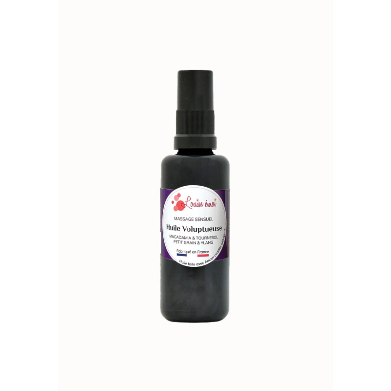 Huile de massage “Voluptueuse” Bio, 50ml