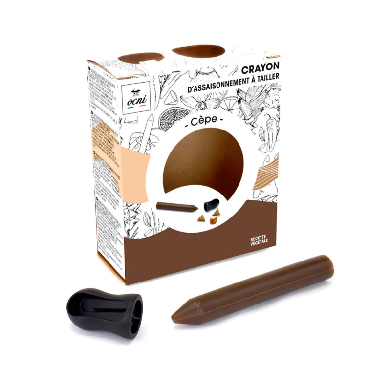 Coffret crayon à assaisonner au cèpe