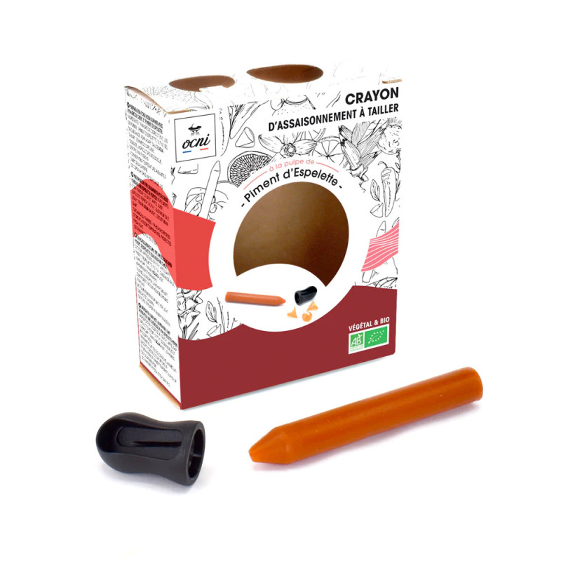 Coffret crayon à assaisonner au piment d'Espelette Bio