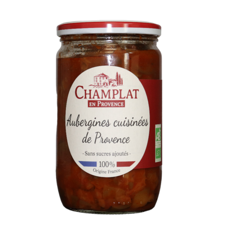 Aubergines cuisinées, 650g