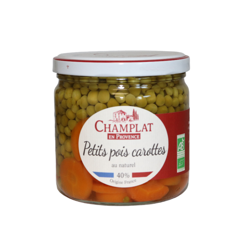 Petits pois carottes au naturel, 235g