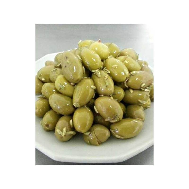 Olives Picholines cassées au fenouil 200g